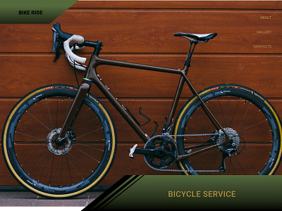 Bicycle banner bicycle design shot web website