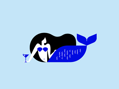 summertales 4 branding cocktails greek hair illustration art kommigraphics mermaid summer sureal vector water