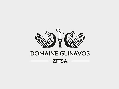 Domaine Glinavos Logo Zitsa logo peacock winery