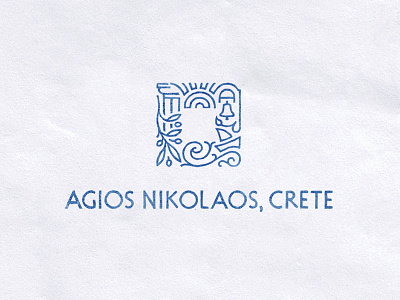 Agios Nikolaos brand id branding crete greece logo logo design luxury tourism