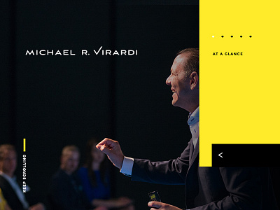 Michael Virardi Website corporate design kommigraphics michael virardi web design website