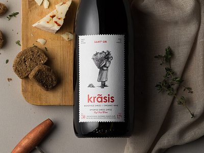 Krasis wine athens design greece kommigraphics krasis label packaging photoshoot santor wine