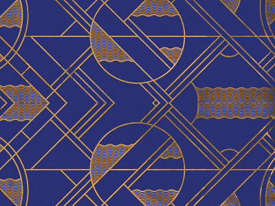 Blue/Gold pattern