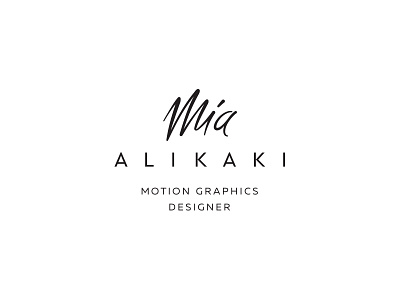 Mia Alikaki logo athens branding design greece kommigraphics logo logo design