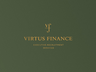 Virtus Finance logo athens design finances greece kommigraphics logo logo design