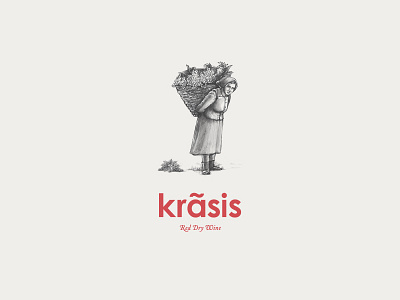 Krasis illustration athens design greece illustration kommigraphics label packaging