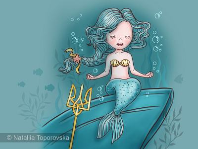 Mermay UA 2022 cartoon cartoon character character design fantasy fantasyart illustration mermay mermay ua mermay2022 ocean