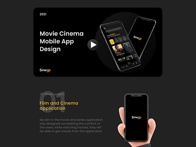 Movie Cinema Mobile App Design branding design logo mobile design ui ux