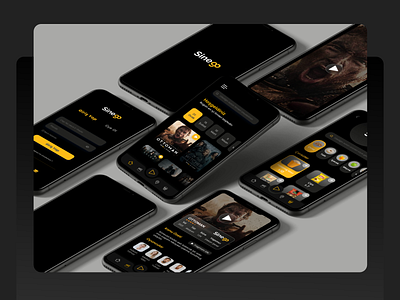 Movie Cinema Mobile App Design app design branding design logo mobile design ui ux