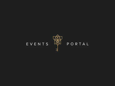 Events Portal branding design logo