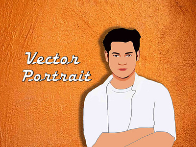 Vector portrait art design illustrator portrait vector