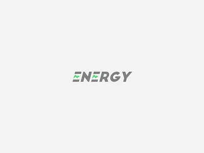 Energy energy logo minimal shock type