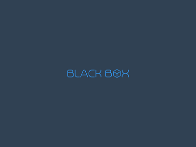Blackbox black blackbox box cube icon line logo type