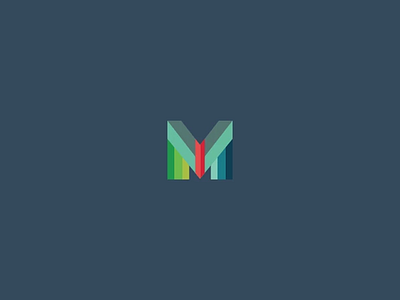 M alphabet letter logo m type typography