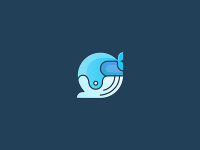 Whale mark fish fish logo logo mark minimal shark whale