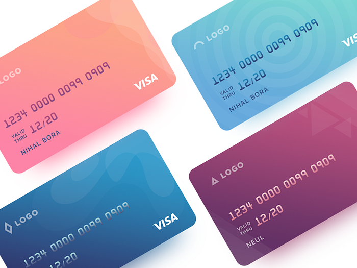 Credit Cards by Nihal Bora on Dribbble