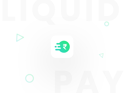 Liquid Pay App Icon app logo money icon money logo pay payment ruppee ui ux