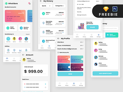 Liquid Pay Payment App Concept cards crad design freebie gradient icons invite liquid pay payment ui ui design ux ux design