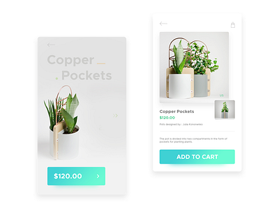 Product page concept