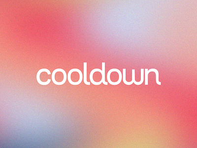 Cooldown Running Logotype branding design logo minneapolis typography