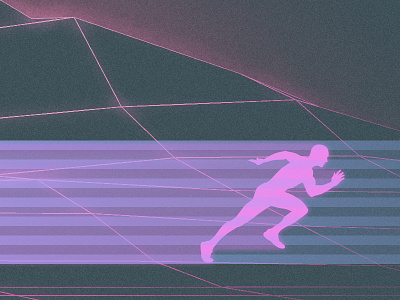 New retro synth background