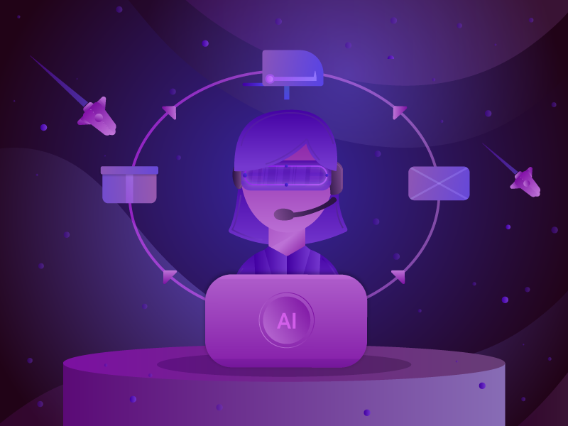 Ai assist. Ai Assistant. Ai Assistant Design.