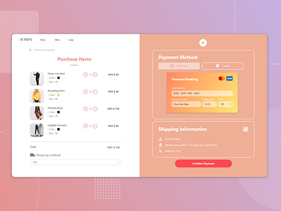 Daily UI :: 002 :: Credit Card Checkout
