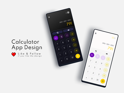 Daily UI :: 004 :: Calculator 004 app branding calculator daily challange daily ui dailyui design illustration ui