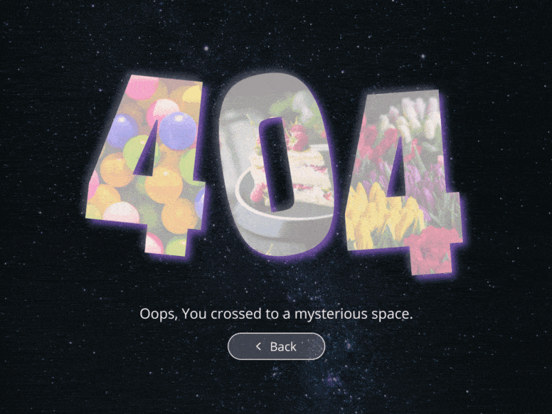 Daily UI :: 008 :: 404 Page