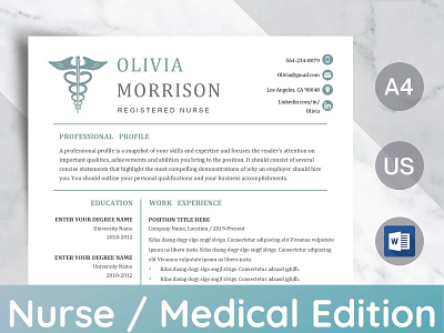 Nurse Resume Template