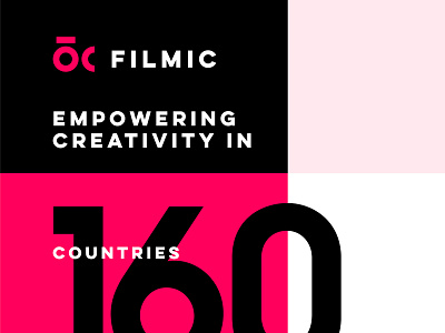 FILMIC PRO - LOGO REDESIGN app brand cinema filmic logo modern redesign video