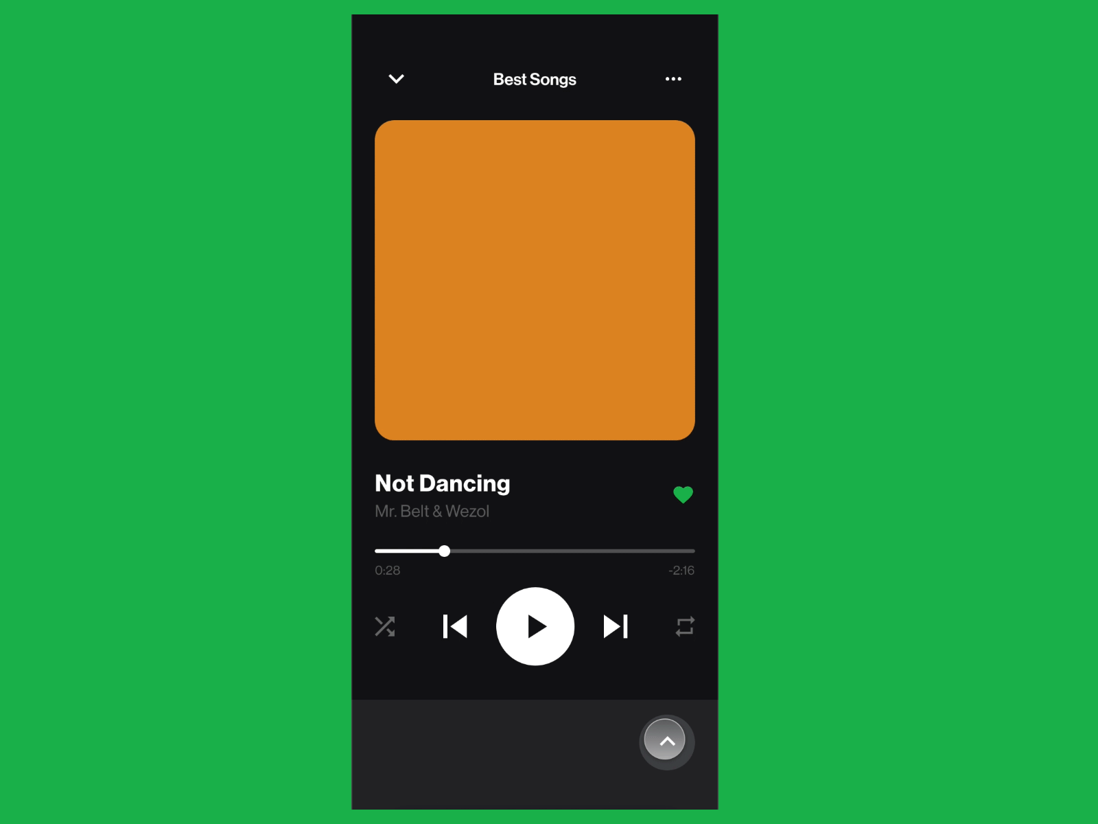 Spotify by Marco Fortes on Dribbble