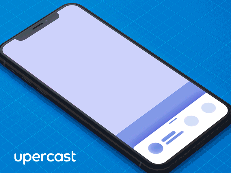 Upercast Scolling Concept animation broadcast concept idea iphone x scroll scrolling ui ux video