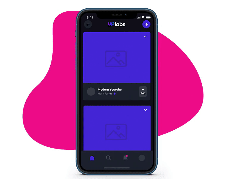 Uplabs Save to Board Animation animation app design ios iphone xr redesign ui uplabs ux