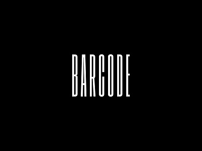 Barcode Logo Design brand branding design illustration logo typography