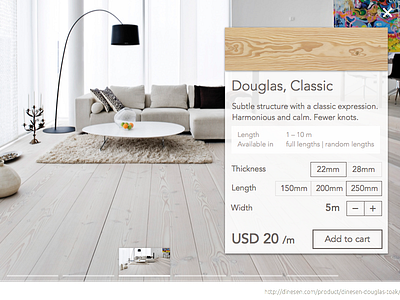 Options of a product: wood floor daily ui ui