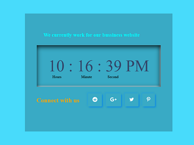 UX-UI CountDown Template 3d animation client cms count countdown css down express graphic design illustration javascript ml mls php react server site maintainace ui ux