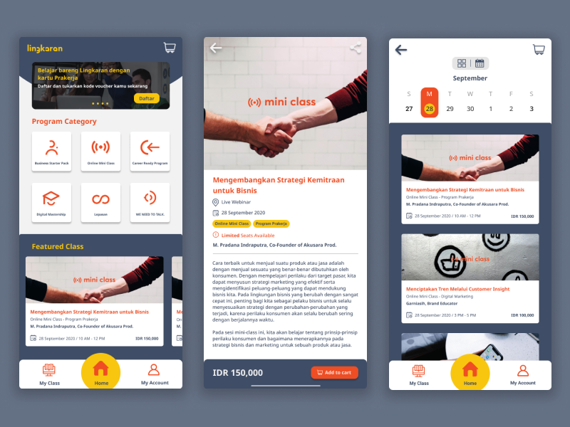 Lingkaran App Design By Adi Agustha On Dribbble