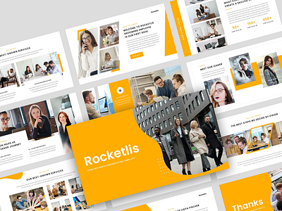 Rocketlis – Company Profile Google Slides Template