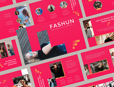 Fashun – Women Fashion & Apparel Google Slides Template agency business clean clothing corporate creative fashion feminim modeling photography portfolio streetwear studio unique women