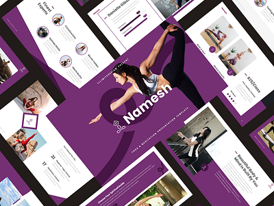 Namesh – Yoga & Meditation PowerPoint Template