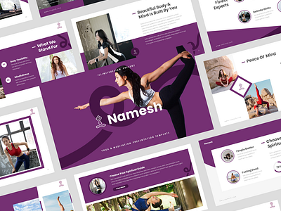 Namesh – Yoga & Meditation Google Slides Template