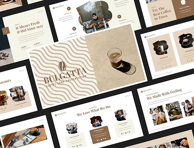 Bulgatta – Coffee Shop & Cafe Google Slides Template iced coffee