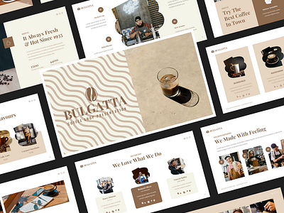 Bulgatta – Coffee Shop & Cafe Google Slides Template