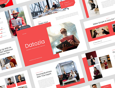 Datozia – Business PowerPoint Template unique