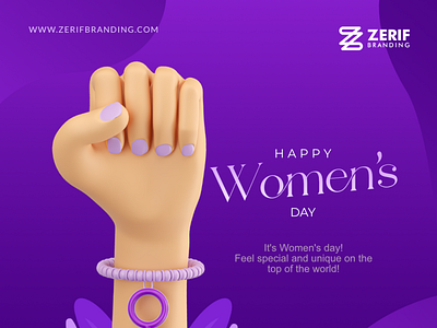 Happy Women's Day! womensday zerifbranding