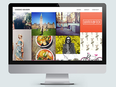Portfolio Redesign cassie kaiser full width masonry portfolio portfolio redesign web design website