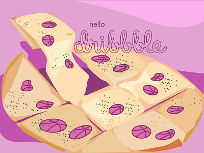 Hello Dribbble! hello dribbble illustration sketch vector