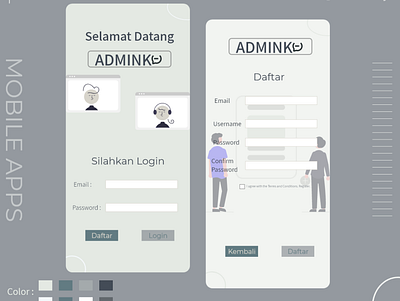 UI Login and Register page frontend login form register form uidesign