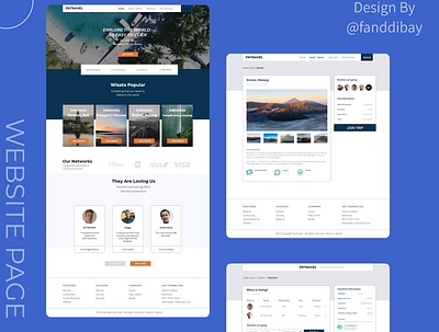 TRAVEL WEBSITE DESIGN frontend travel app uidesign webdesign